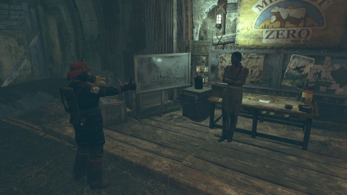 thumbs up to npc in fallout 76