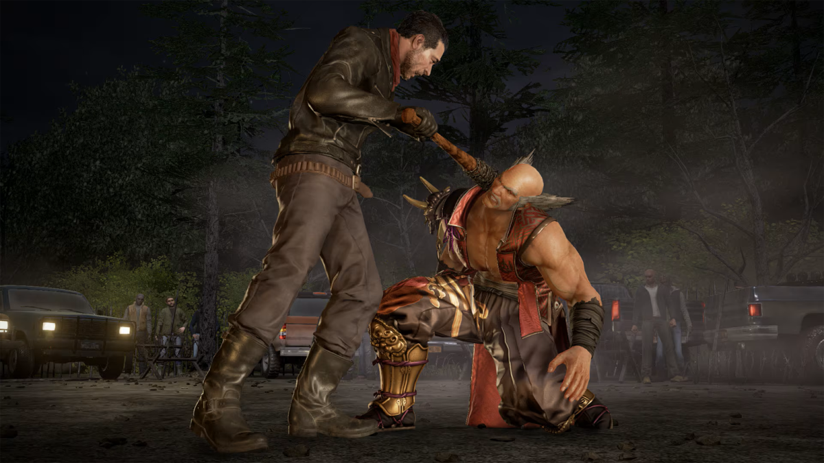 Negan and Heihachi in Tekken 7